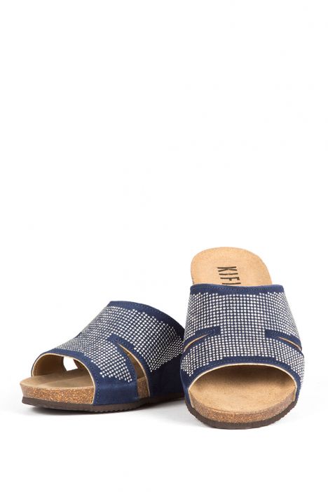 12107 Ch-Kifidis Kadın Terlik 36-41 Mavi / Blue