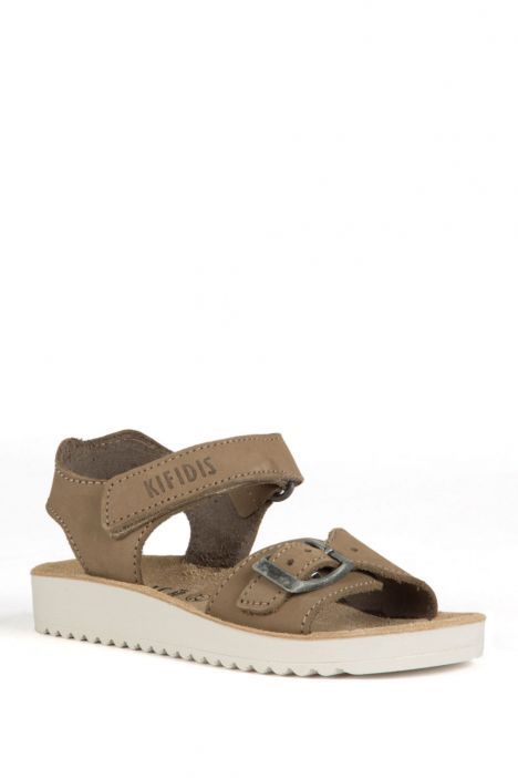 12145 Ch-Kifidis Çocuk Sandalet 24-30 KHAKI-YEŞİL TONU
