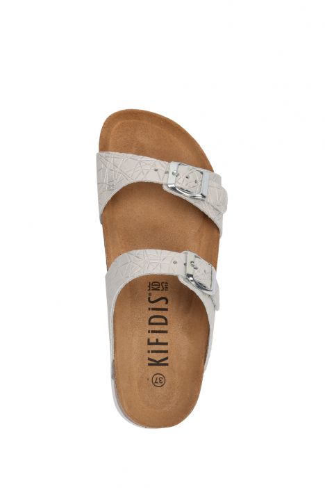 12275 Ch-Kifidis Kadın Terlik 36-41 Gri / Silver