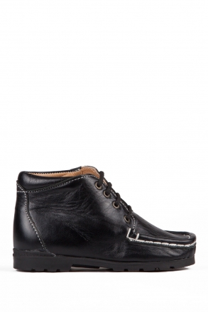 128 Kalite Çocuk Ayakkabı 25-30 Siyah / Black