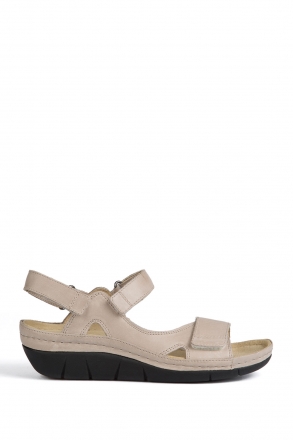 1320 Berkemann Kadın Anatomik Sandalet 3-7,5 Beige - 766