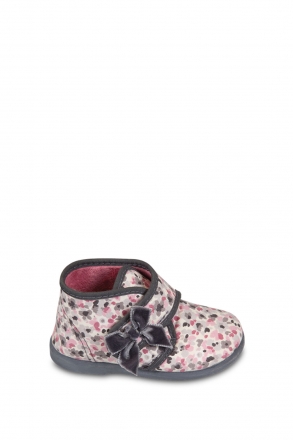 133015-108015 Kifidis Cienta Çocuk Panduf 22-30 Gri / Grey
