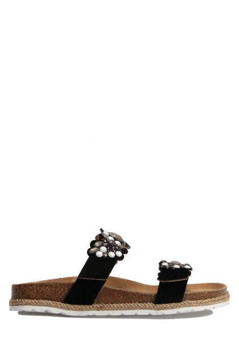 13335 Ch-Kifidis Kadın Terlik 36-41 Siyah / Nero