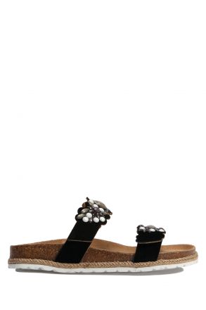 13335 Ch-Kifidis Kadın Terlik 36-41 Siyah / Nero