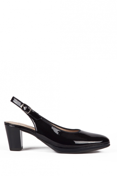 13485 Ara Shoes Kadın Topuklu Rugan Ayakkabı 3-7 SOFTLACK, BLAU - 07SB