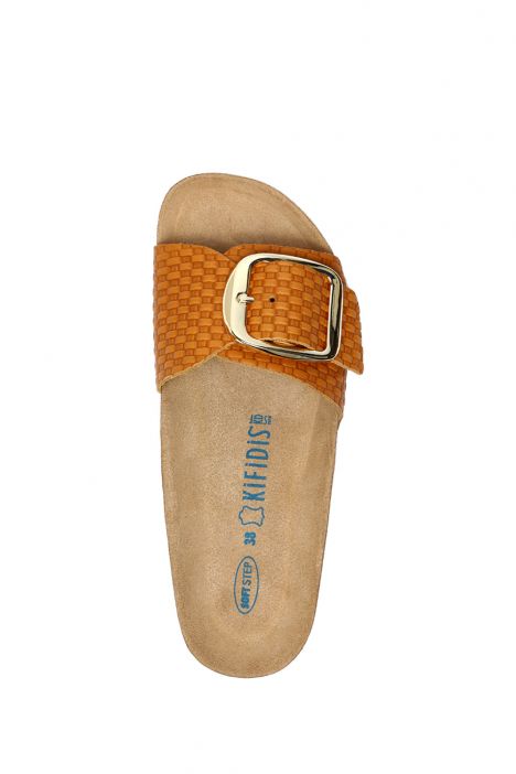 13751 Ch-Kifidis Soft Step Kadın Tek Bantlı Mantar Terlik 36-41 Yellow/Sarı