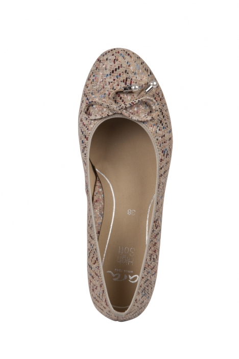 14314 Ara Shoes Kadın Dolgu Topuk Ayakkabı 36-41 MAYAKID, SCALA, MULTI,TAUPE - 10MST