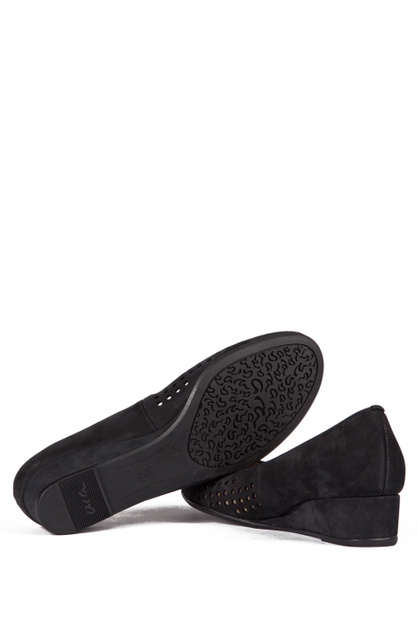 14316 Ara Shoes Kadın Dolgu Topuk Nubuk Ayakkabı 36-41 NUBUK-SP, BLAU - 02NSB