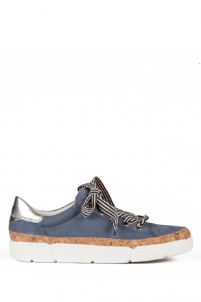 14404 Ara Shoes Kadın Ayakkabı 3,5-8 NUBUK, KOR/PRE, JEANS,NATUR,SILBER - 06NJS