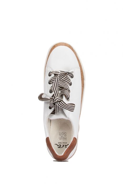 14404 Ara Shoes Kadın Ayakkabı 3,5-8 WEISS, NATUR/NUSS - 09WNN
