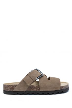14446 Ch-Kifidis Soft Step Erkek Süet Deri Mantar Terlik 40-46 784-040 Brown/Kahve