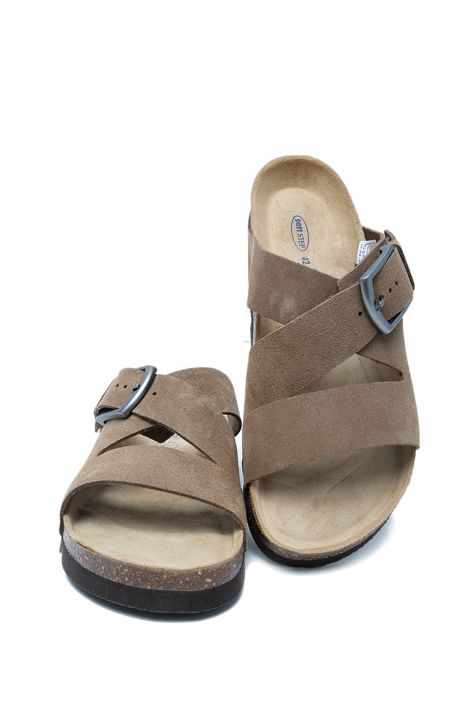 14446 Ch-Kifidis Soft Step Erkek Süet Deri Mantar Terlik 40-46 784-040 Brown/Kahve