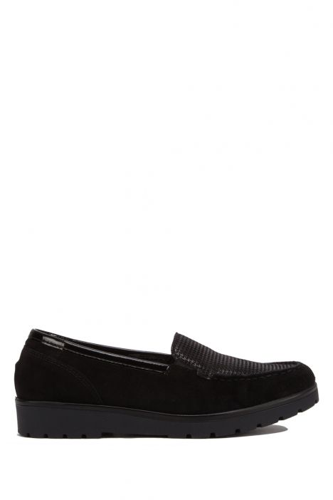14803 Ara Shoes Kadın Süet Ayakkabı 4.0-6.5 VELOUR,PEP/CHR,BLACK
