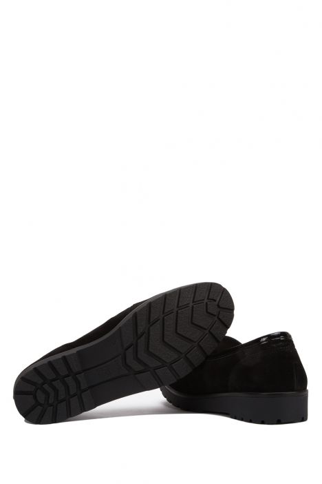 14803 Ara Shoes Kadın Süet Ayakkabı 4.0-6.5 VELOUR,PEP/CHR,BLACK