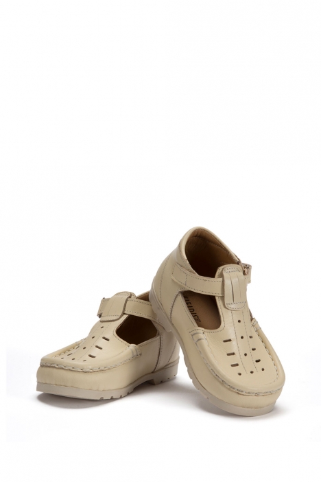 159 Kalite Çocuk Ayakkabı 25-29 Bej / Beige