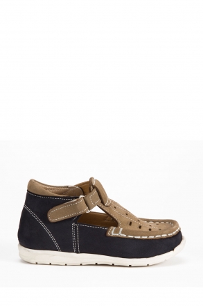 159 Kalite İlk Adım Çocuk Ayakkabısı 19-24 Lacivert - Bej / Navy - Beige