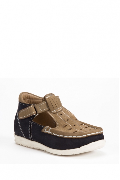159 Kalite İlk Adım Çocuk Ayakkabısı 19-24 Lacivert - Bej / Navy - Beige