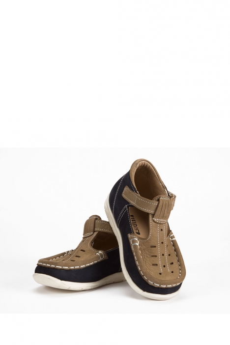 159 Kalite İlk Adım Çocuk Ayakkabısı 19-24 Lacivert - Bej / Navy - Beige