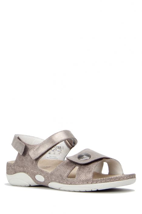 1605 Berkemann Jacklyn Kadın Anatomik  Sandalet 3.0-8.5 Bronze/Glitter Leather - 430