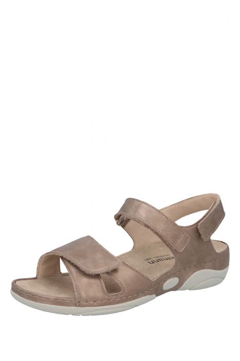 1605 Berkemann Jacklyn Kadın Anatomik  Sandalet 3.0-8.5 Bronze/Waden/Shiny-Leather - 410