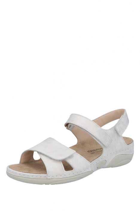 1605 Berkemann Jacklyn Kadın Anatomik  Sandalet 3.0-8.5 Hellsilber/Leder - 510H