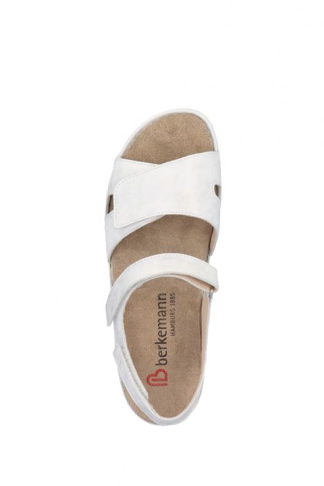 1605 Berkemann Jacklyn Kadın Anatomik  Sandalet 3.0-8.5 Hellsilber/Leder - 510H