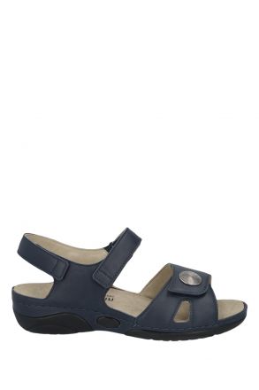 1605 Berkemann Jacklyn Kadın Anatomik  Sandalet 3.0-8.5 Altroyalblau - Leder - 556