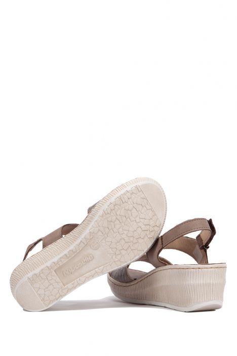 16306 Riposella Kadın Sandalet 35-41 - BT Kahverengi / Testamoro