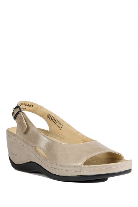 1763 Berkemann Kadın Anatomik Sandalet 3.0-8.5 Beige Perlato - 757