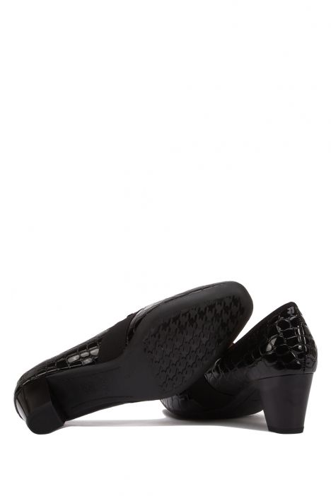 18004 Ara Shoes Kadın Topuklu Rugan Ayakkabı 3.5-7.0 COCCO-LACK, SCHWARZ - 07CS