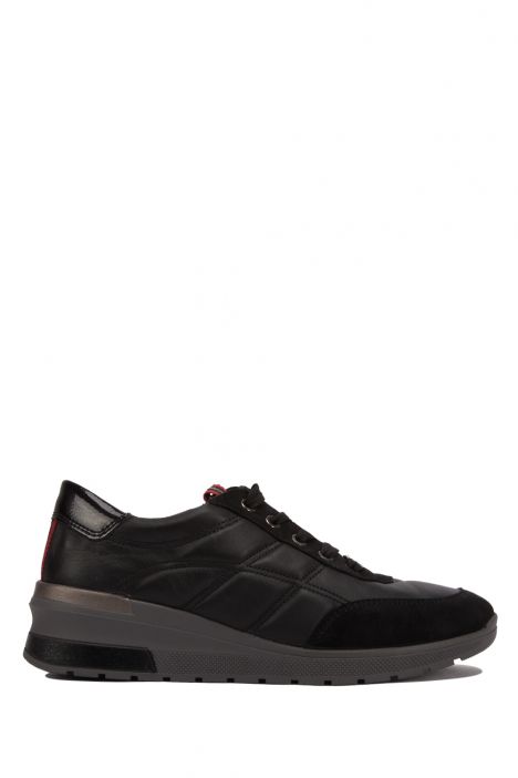18401 Ara Shoes Kadın Deri Spor Ayakkabı 3.5-7.0 SAMTCHE,DAY/CRU,BLACK