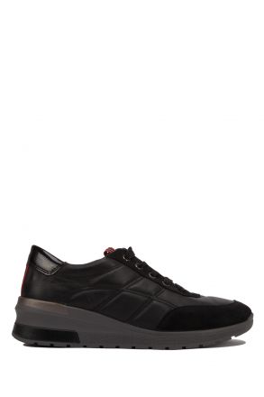 18401 Ara Shoes Kadın Deri Spor Ayakkabı 3.5-7.0 SAMTCHE,DAY/CRU,BLACK