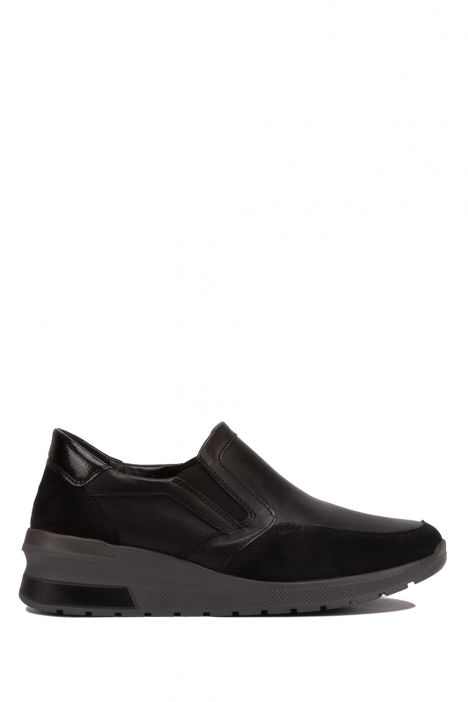 18405 Ara Shoes Kadın Deri Ayakkabı 3.5-8.0 STRETCH, BLACK - 01SB