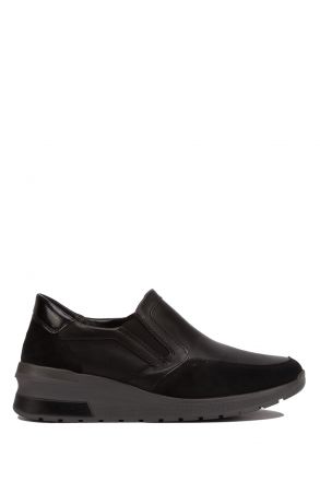 18405 Ara Shoes Kadın Deri Ayakkabı 3.5-8.0 STRETCH, BLACK - 01SB