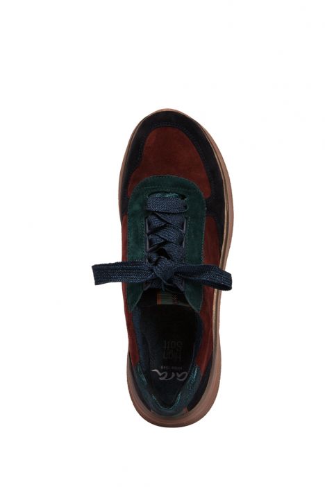 18842 Ara Shoes Kadın Süet Spor Ayakkabı 36-41 VELOUR,SPACEKI,BLA/MAR