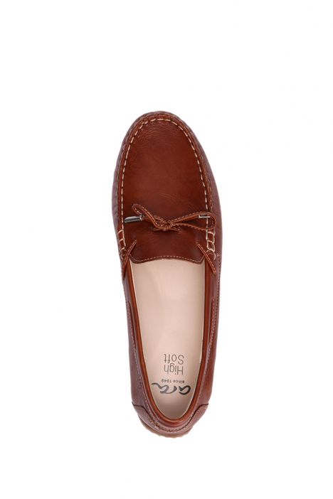 19212 Ara Shoes Alabama Kadın Deri Makosen Ayakkabı 3.5-7.5 GAU-SOF,COGNAC - 11GC