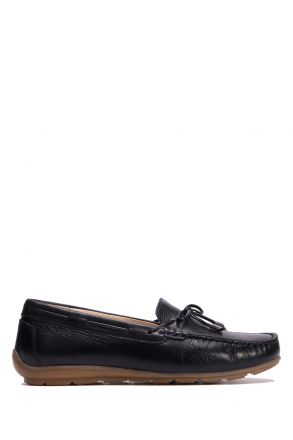 19212 Ara Shoes Alabama Kadın Deri Makosen Ayakkabı 3.5-7.5 CERVOCL,BLUE - 02CB