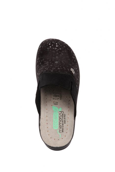 202001 Kifidis Eco Bio Memory Goccia Kadın Terlik 36-40 Siyah / Nero Donna