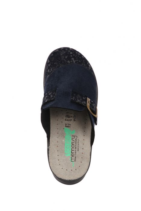 202002 Kifidis Eco Bio Memory Goccia Kadın Terlik 36-40 Mavi / Blue Donna