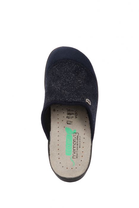 202006 Kifidis Eco Bio Memory Microsfere Kadın Terlik 36-40 Mavi / Blue Donna