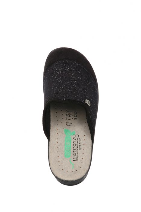 202006 Kifidis Eco Bio Memory Microsfere Kadın Terlik 36-40 Siyah / Nero Donna