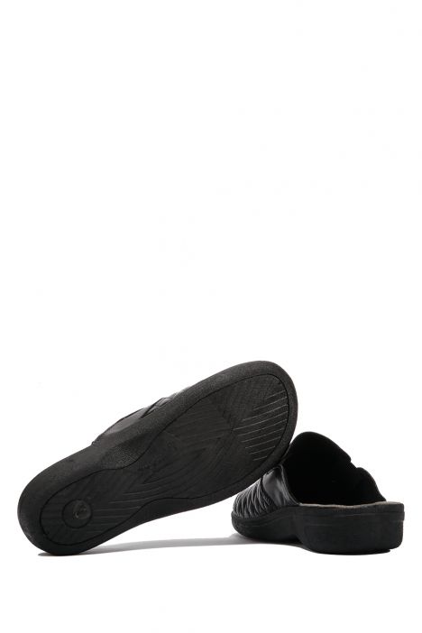 202009 Kifidis Eco Bio Memory Trapuntato Raso Kadın Terlik 36-40 Siyah / Nero