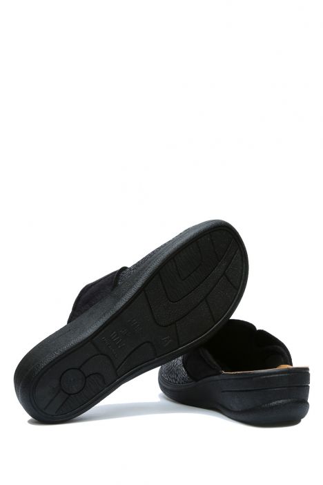 202057 Kifidis Eco Bio Memorisy Tiziano Camoscio Kadın Terlik 36-41 Siyah / Nero