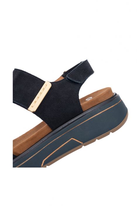 20209 Ara Shoes Lucca-S Kadın Deri Sandalet 36-41 02 SAMTCHE , BLUE