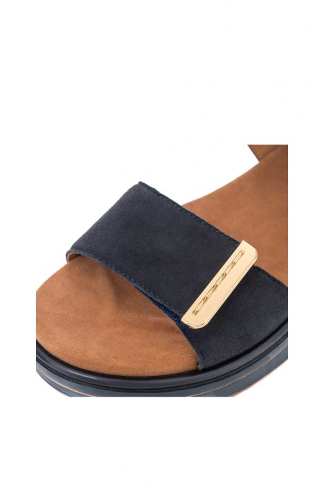 20209 Ara Shoes Lucca-S Kadın Deri Sandalet 36-41 02 SAMTCHE , BLUE