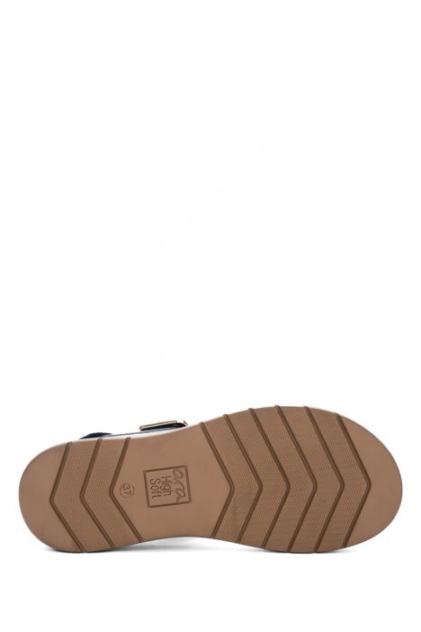 20209 Ara Shoes Lucca-S Kadın Deri Sandalet 36-41 02 SAMTCHE , BLUE