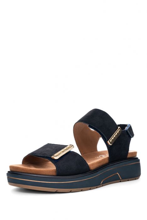20209 Ara Shoes Lucca-S Kadın Deri Sandalet 36-41 02 SAMTCHE , BLUE