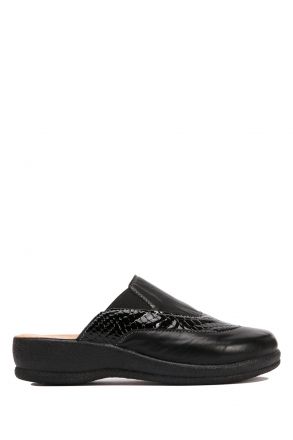 202100 Kifidis Eco Bio Memory Ecopelle/Cocco Kadın Terlik 36-40 Siyah / Nero Donna