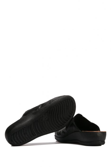 202101 Kifidis Eco Bio Memory Laminato Kadın Terlik 36-40 Siyah / Nero Donna