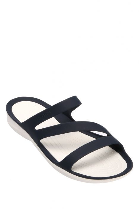 Crocs 203998 Swiftwater Kadın Terlik 36-39 NAVY-WHITE